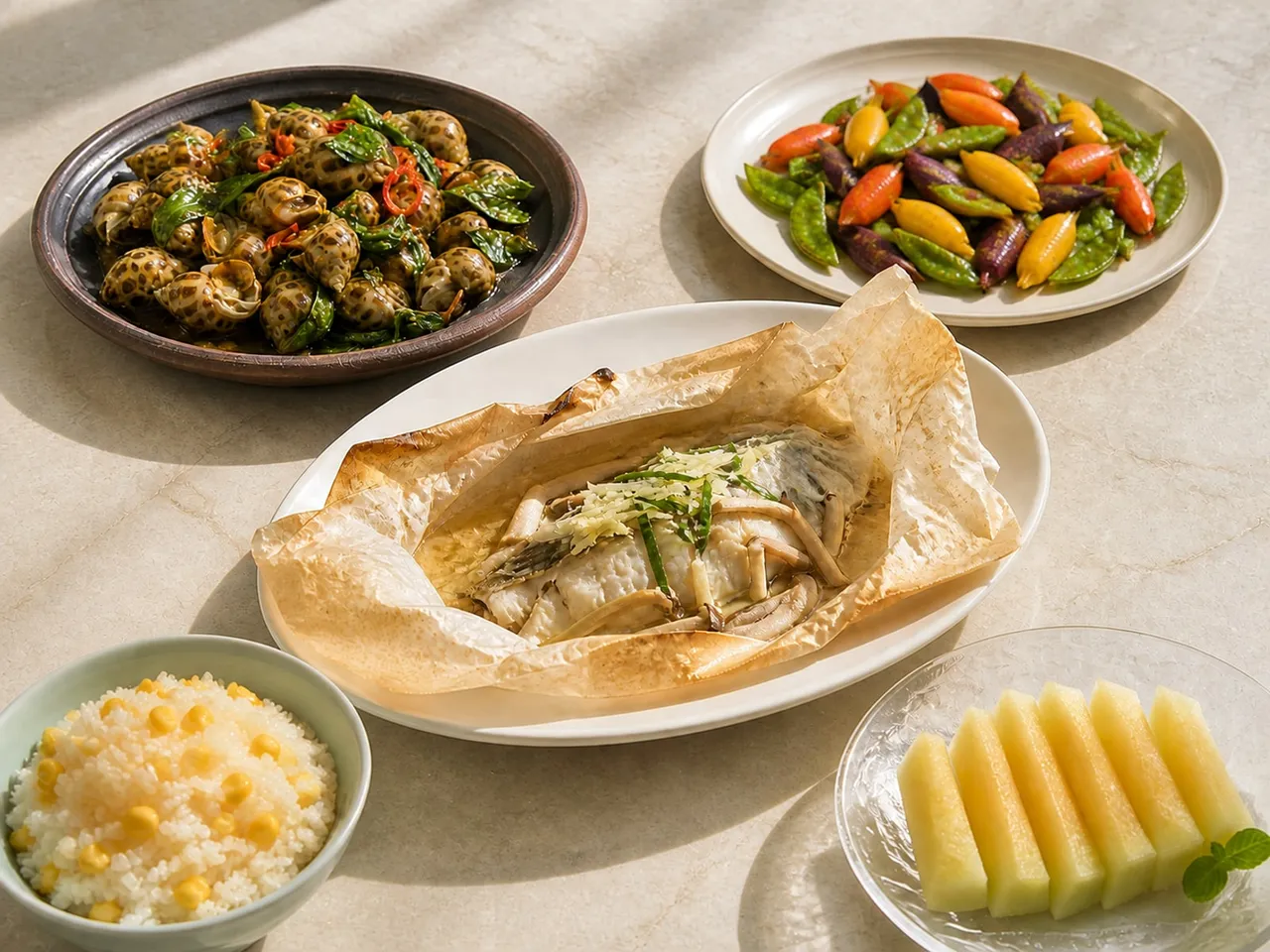 午餐 · 山海清席组合成品